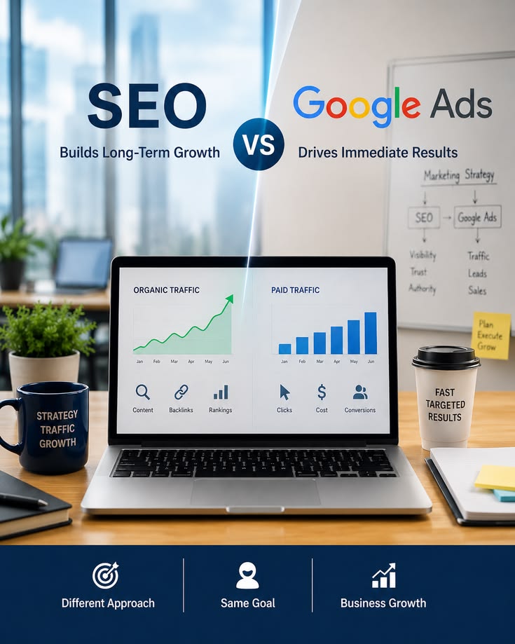 google ads vs seo